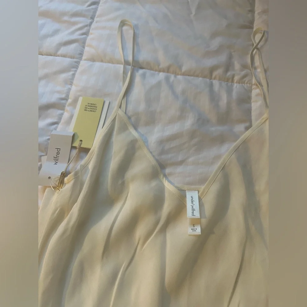 NWT Aritzia Wilfred Secret Midi Slip Dress - Picture 6 of 12